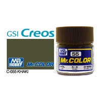 Gunze Mr Color C055 Flat Khaki  10mL Lacquer Paint