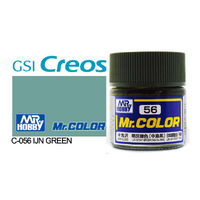 Gunze Mr Color C056 Semi Gloss IJN Grey Green (Nakajima) 10mL Lacquer Paint