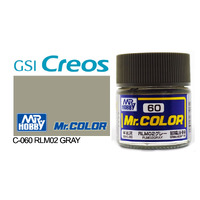 Gunze Mr Color C060 Semi Gloss RLM02 Grey 10mL Lacquer Paint