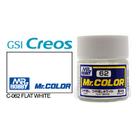 Gunze Mr Color C062 Flat White 10mL Lacquer Paint