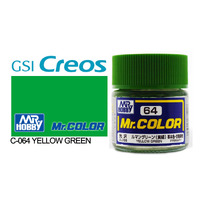 Gunze Mr Color C064 Gloss Yellow Green 10mL Lacquer Paint