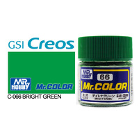 Gunze Mr Color C066 Gloss Bright Green 10mL Lacquer Paint