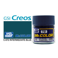 Gunze Mr Color C072 Semi Gloss Intermediate Blue 10mL Lacquer Paint
