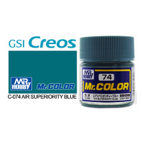 Gunze Mr Color C074 Gloss Air Superiority Blue 10mL Lacquer Paint