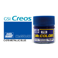 Gunze Mr Color C076 Metallic Blue  10mL Lacquer Paint