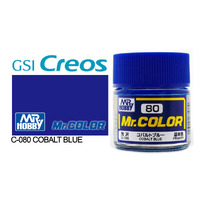 Gunze Mr Color C080 Semi Gloss Cobalt Blue 10mL Lacquer Paint