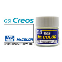 Gunze Mr Color C107 Semi Gloss Character White 10mL Lacquer Paint