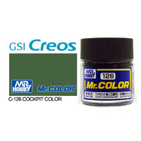 Gunze Mr Color C126 Semi Gloss Cockpit Color (Mitsubishi) 10mL Lacquer Paint