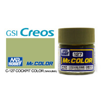 Gunze Mr Color C127 Semi Gloss Cockpit Color (Nakajima) 10mL Lacquer Paint