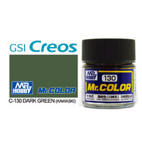 Gunze Mr Color C130 Semi Gloss Dark Green (Kawasaki) 10mL Lacquer Paint