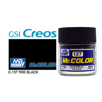 Gunze Mr Color C137 Flat Tyre Black 10mL Lacquer Paint