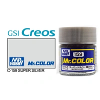 Gunze Mr Color C159 Metallic Super Silver 10mL Lacquer Paint