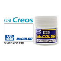 Gunze Mr Color C182 Flat Clear 10mL Lacquer Paint
