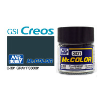 Gunze Mr Color C301 Semi Gloss Grey FS36081 10mL Lacquer Paint