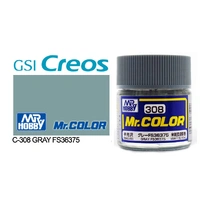 Gunze Mr Color C308 Semi Gloss Grey FS36375 10mL Lacquer Paint