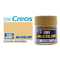 Gunze Mr Color C313 Semi Gloss Yellow FS33531 10mL Lacquer Paint