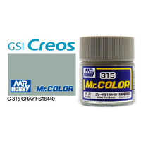 Gunze Mr Color C315 Gloss Grey FS16440 10mL Lacquer Paint