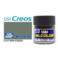 Gunze Mr Color C317 Flat Grey FS36231 10mL Lacquer Paint
