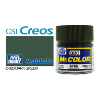 Gunze Mr Color C320 Semi Gloss Dark Green 10mL Lacquer Paint