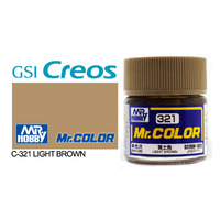 Gunze Mr Color C321 Semi Gloss Light Brown 10mL Lacquer Paint