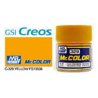 Gunze Mr Color C329 Gloss Yellow FS13538  10mL Lacquer Paint