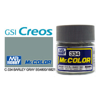 Gunze Mr Color C334 Semi Gloss Barley Grey BS4800/18B21 10mL Lacquer Paint