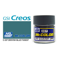Gunze Mr Color C337 Semi Gloss Greyish Blue FS35237 10mL Lacquer Paint