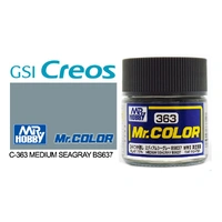 Gunze Mr Color C363 RAF Medium Sea Grey BS637 10mL Lacquer Paint