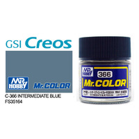 Gunze Mr Color C366 Intermed Blue FS35164 10mL Lacquer Paint