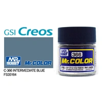 Gunze Mr Color C366 Intermed Blue FS35164 10mL Lacquer Paint