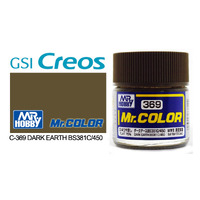 Gunze Mr Hobby C369 Dark Earth 10mL Lacquer Paint