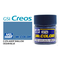 Gunze Mr Hobby C374 JASDF Shallow Ocean Blue 10mL Lacquer Paint