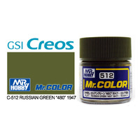 Gunze Mr Color C512 Russian Green 4BO 1947 10mL Lacquer Paint