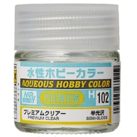 Gunze Mr Hobby Aqueous H102 Premium Clear Semi Gloss