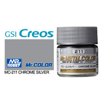Gundam Mr Metal Color MC211 Chrome Silver