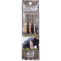 Gunze PP202 Mr Weathering Liner Mud Color Set