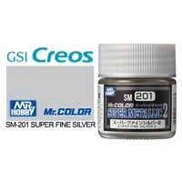 Gunze SM201 Mr. Color Super Metallic 2 Fine Silver 2
