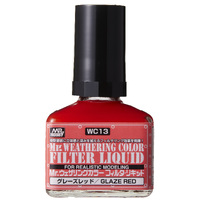 Gunze WC13 Mr Weathering Color Filter Liquid Glaze Red