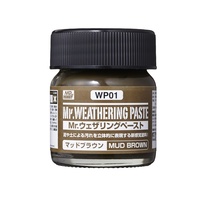 Gunze WP01 Mr Weathering Paste Mud Brown