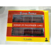 Gopher NSW GR FO Passenger Cars Indian Red Suburban Elliptical Roof Late Twin Pack IRUEB