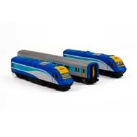 Gopher Models N Scale New South Wales XPT 3pc Set Trainlink Blue (No Logo) Livery