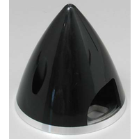 Great Planes Spinner 1-3/4 Nylon Aluminium Black