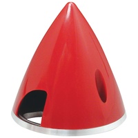 Great Planes Spinner 2-1/4inch Nylon Aluminum Red, GPM-Q4766