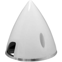 Great Planes Spinner 2-1/2 Nylon Aluminium White