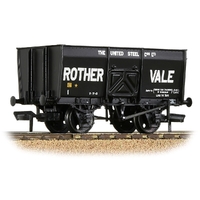 Graham Farish OO 16T Steel Slope-Sided Mineral Wagon 'Rother Vale' Black