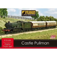 Graham Farish N Castle Pullman Digital Sound Train Set-requires Aust transformer