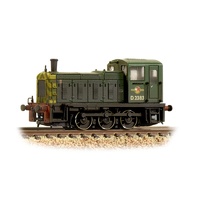 Graham Farish N Class 03 D2383 BR Green (Wasp Stripes) - Weathered