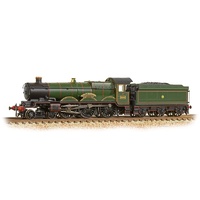 Graham Farish N GWR 4073 'Castle' 5044 'Earl of Dunraven' GWR Lined Green (Shirtbutton)