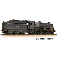 Graham Farish N BR Standard 5MT with BR1 Tender 73050 BR Lined Black (Late Crest) - Weathered