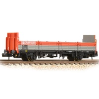 Graham Farish N BR OBA Open Wagon High Ends BR Railfreight Red & Grey